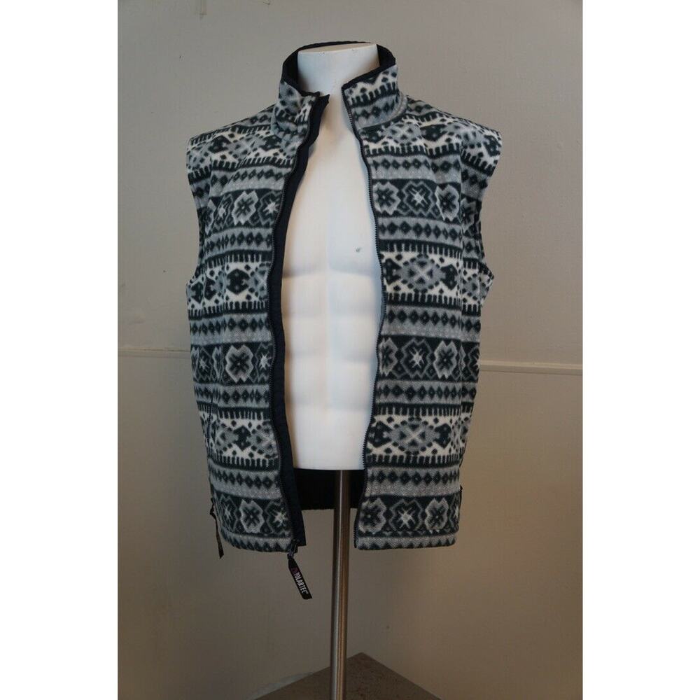 L.L. Bean Polartec Women's Vintage Full Zip Fleece Sweater Vest Size Medium Gray - Picture 6 of 6
